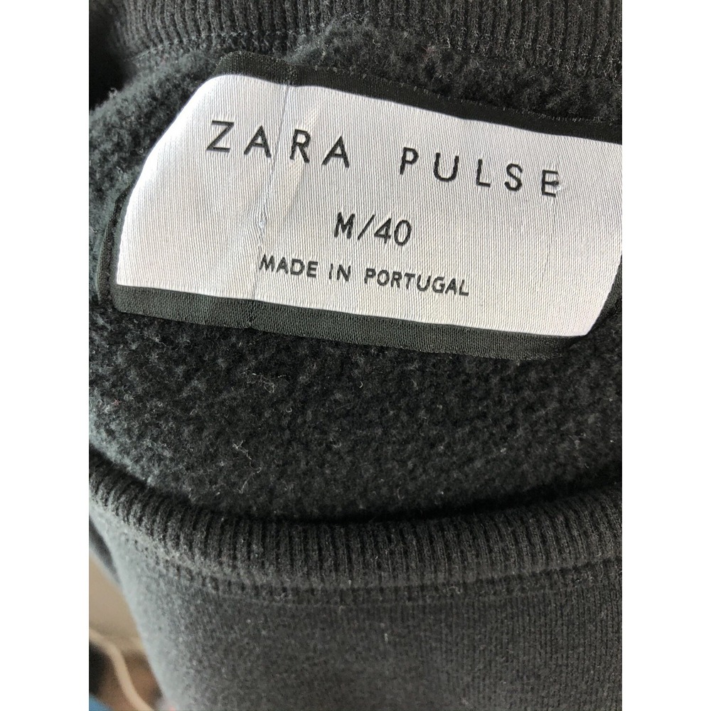 ZARA Pulse Womens M Sweatshirt Love Chaser Black - Picture 6 of 7